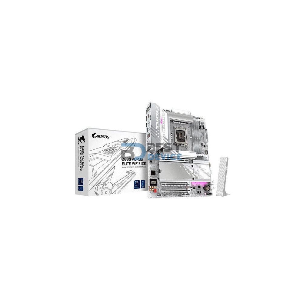 PLACA MADRE AORUS 1851 Z890 ELITE WIFI7 ICE DDR5 S/R/DP/4M2/WIFI/USB3. PLACA MADRE AORUS 1851 Z890 ELITE WIFI7 ICE DDR5 S/R/DP/4M2/WIFI/USB3.