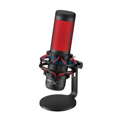 MICROFONO HYPERX HX-MICQC-BK QUADCAST LUZ ROJO 2M 48KHZ/16-BIT