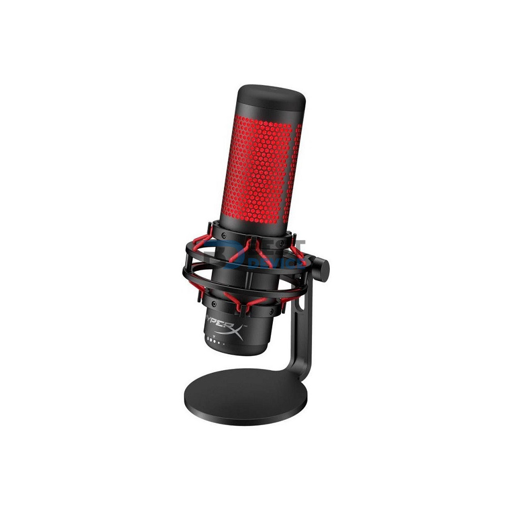 MICROFONO HYPERX HX-MICQC-BK QUADCAST LUZ ROJO 2M 48KHZ/16-BIT MICROFONO HYPERX HX-MICQC-BK QUADCAST LUZ ROJO 2M 48KHZ/16-BIT