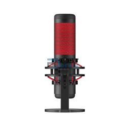MICROFONO HYPERX HX-MICQC-BK QUADCAST LUZ ROJO 2M 48KHZ/16-BIT