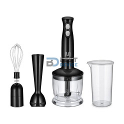 MIXER DE ALIMENTOS MULTI GO008 3 EN 1 CON VASO 350W 220V NEGRO