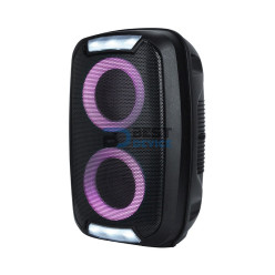 PARLANTE MULTI 250W NEON 2 DOUBLE 4" BT/AUX/SD/USB/FM/LED/BAT SP400
