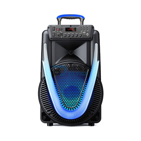 PARLANTE MULTI 800W SUNNY II 15" BT/AUX/SD/USB/FM/TWS/LED/BAT SP396