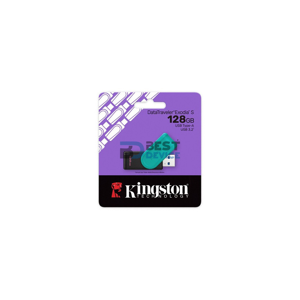 PENDRIVE KINGSTON 128GB DATATRAVELER EXODIA S DTXS/128GB USB-A 3.2