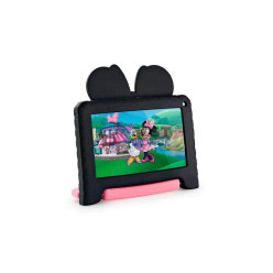 TABLET KID MULTI NB628 QC/64GB/4G/7"/NEG/ROSA MINNIE