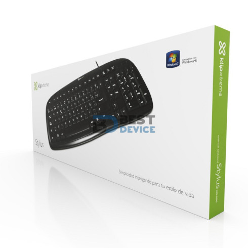 TECLADO KLIP XTREME USB KKS-050S STYLUS EST/ESP/NEG
