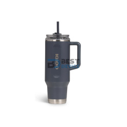 VASO TÉRMICO IGLOO 1.2L SSTL FLIP 'N' SIP TRAVEL MUG CARBONITE 71227 CON PAJITA