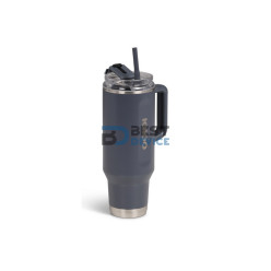 VASO TÉRMICO IGLOO 1.2L SSTL FLIP 'N' SIP TRAVEL MUG CARBONITE 71227 CON PAJITA