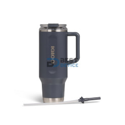 VASO TÉRMICO IGLOO 1.2L SSTL FLIP 'N' SIP TRAVEL MUG CARBONITE 71227 CON PAJITA
