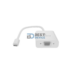 ADAPTADOR XTECH USB C(M)- VGA(H) XTC-551 FHD BLANCO