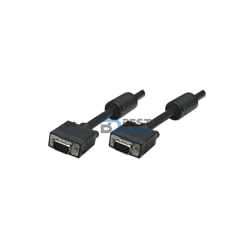 CABLE SVGA 15PIN 10M MANHATTAN 317696 BOLSA NEGRO CABLE SVGA 15PIN 10M MANHATTAN 317696 BOLSA NEGRO