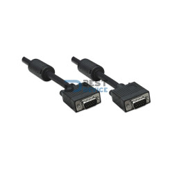 CABLE SVGA 15PIN 10M MANHATTAN 317696 BOLSA NEGRO