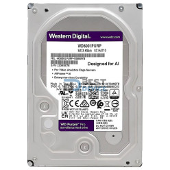 DISCO DURO WESTERN DIGITAL SATA3 8TB PURPLE PRO 7200 256MB WD8001PURP SURVEILLANCE