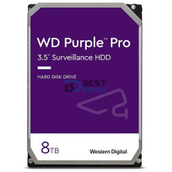 DISCO DURO WESTERN DIGITAL SATA3 8TB PURPLE PRO 7200 256MB WD8001PURP SURVEILLANCE