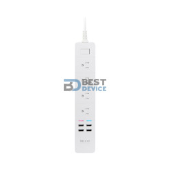 IOT NEXXT FILTRO DE LINEA 4 TOMAS NEMA + 4 USB/15A/1.8M NHP-E610