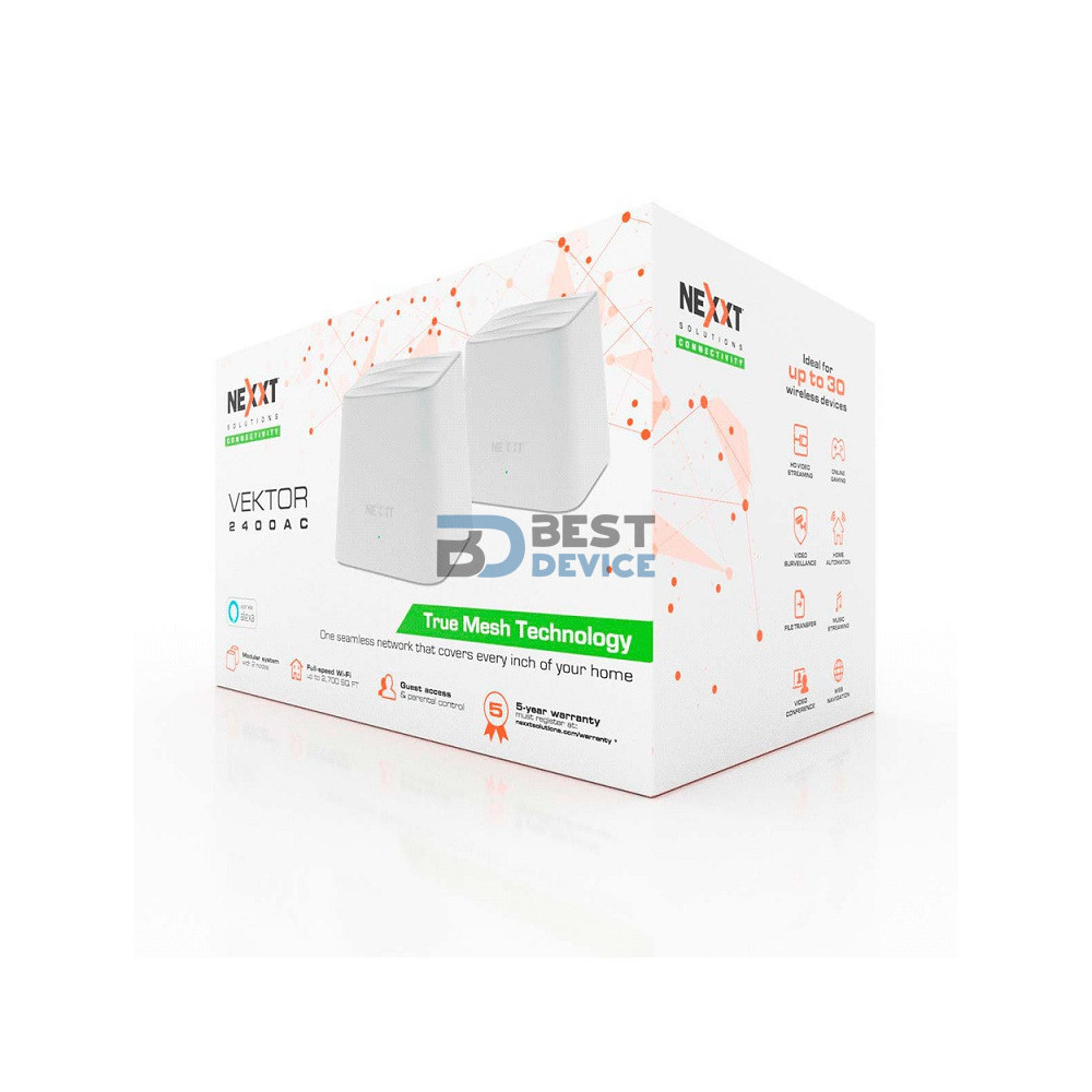 IOT NEXXT ROUTER MESH VEKTOR2400-AC LAN/2.4-5GHZ NCM-2400 IOT NEXXT ROUTER MESH VEKTOR2400-AC LAN/2.4-5GHZ NCM-2400