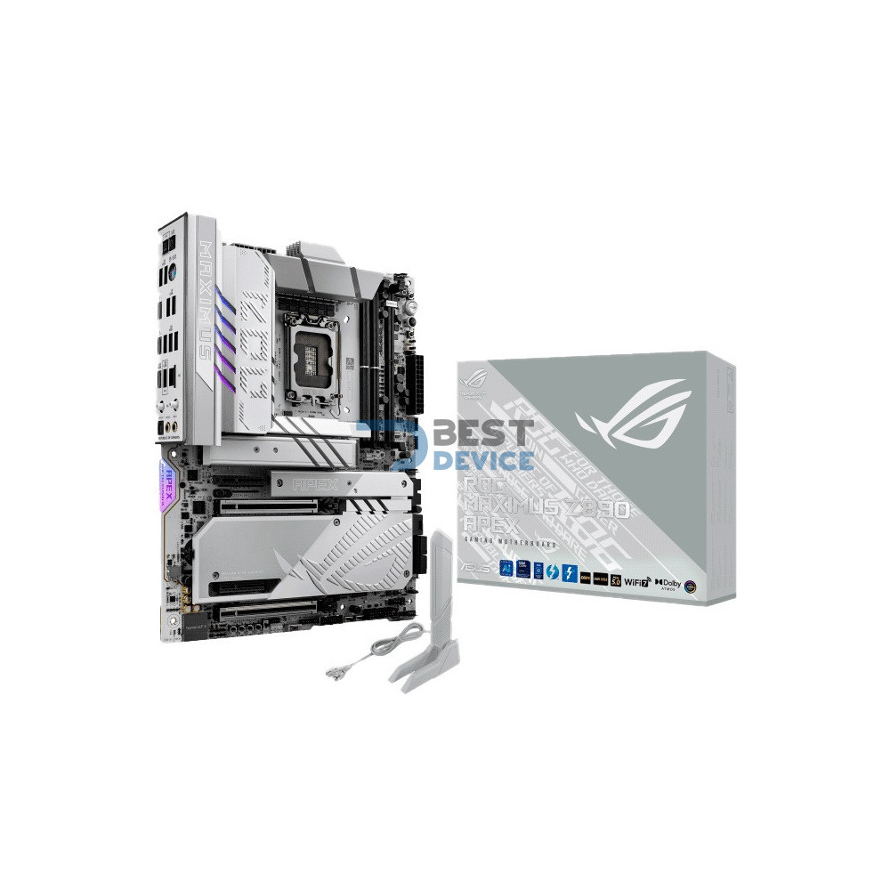PLACA MADRE ASUS 1851 Z890 APEX ROG MAXIMUS DDR5 S/R/HDMI/DP/6M2/ATX PLACA MADRE ASUS 1851 Z890 APEX ROG MAXIMUS DDR5 S/R/HDMI/DP/6M2/ATX