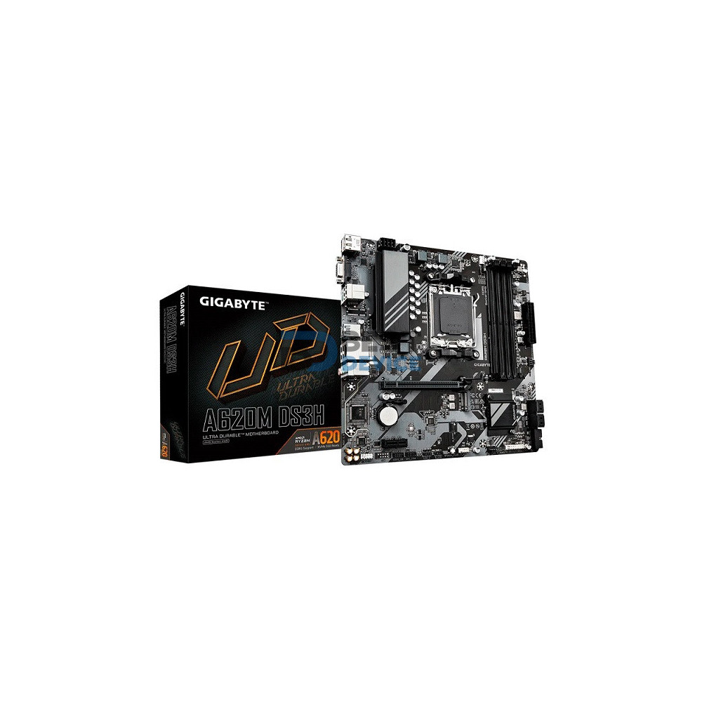 PLACA MADRE GIGABYTE AM5 A620M DS3H DDR5 V/S/R/HDMI/M2/USB3.2/MATX