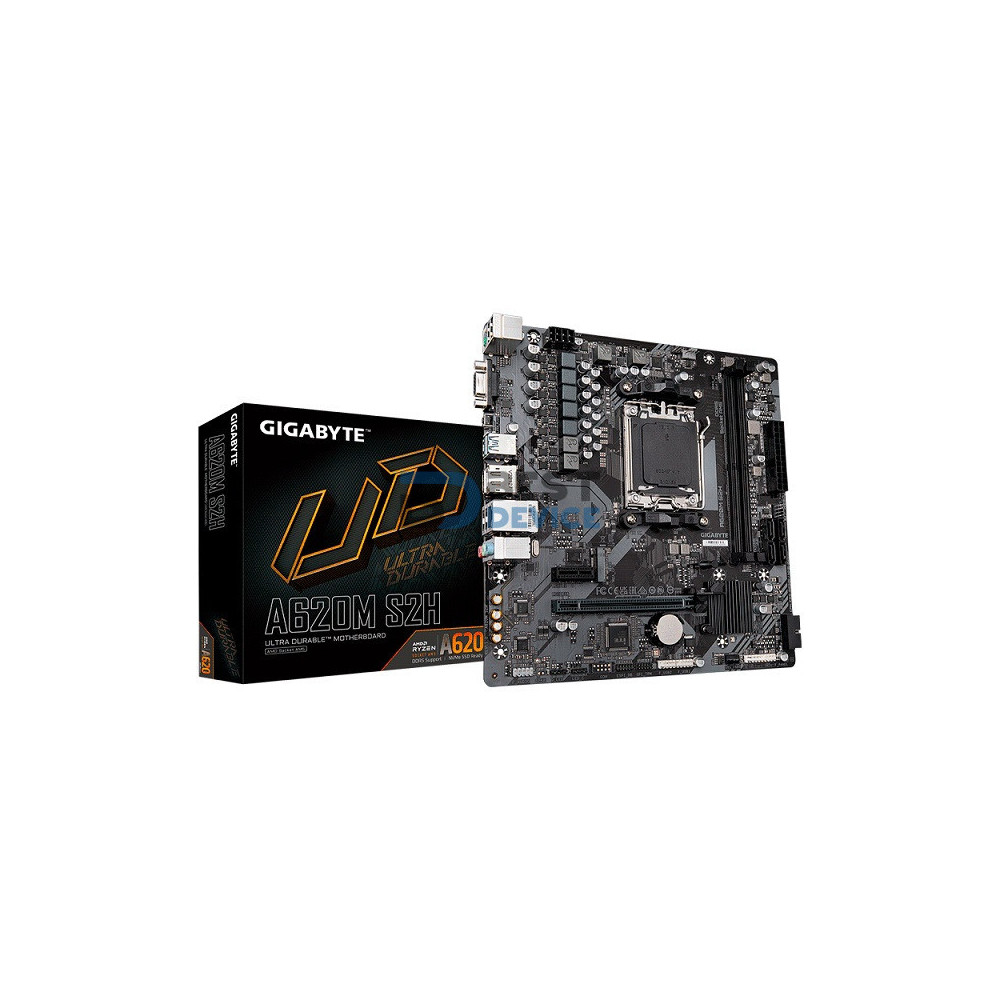PLACA MADRE GIGABYTE AM5 A620M S2H DDR5 V/S/R/HDMI/DP/M2/USB3.2/MATX