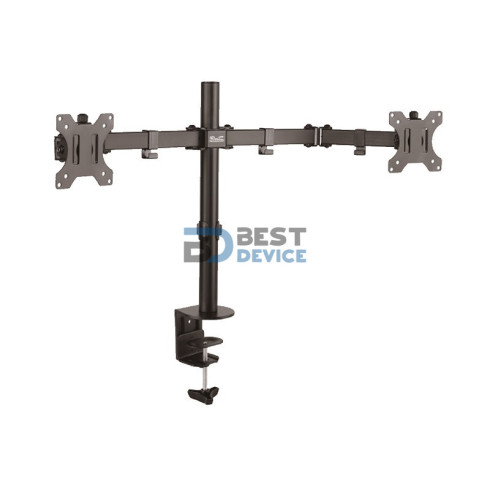 SOPORTE KLIP XTREME PARA 2 MONITORES 13" A 32" KPM-310 8KG/ART/INCL 90/GIR/NEG