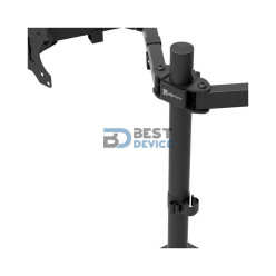 SOPORTE KLIP XTREME PARA 2 MONITORES 13" A 32" KPM-310 8KG/ART/INCL 90/GIR/NEG