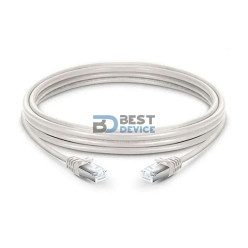 CABLE DE RED SIEMON CAT6 WHITE 2M