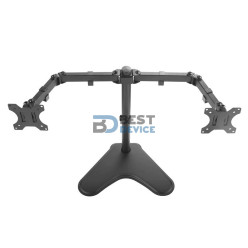 SOPORTE ARGOMTECH DE ESCRITORIO PARA DOBLE MONITOR 32" ARG-BR-1604