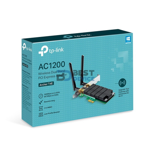 ADAPTADOR TP-LINK ARCHER T4E AC1200 DUAL BAND WIFI