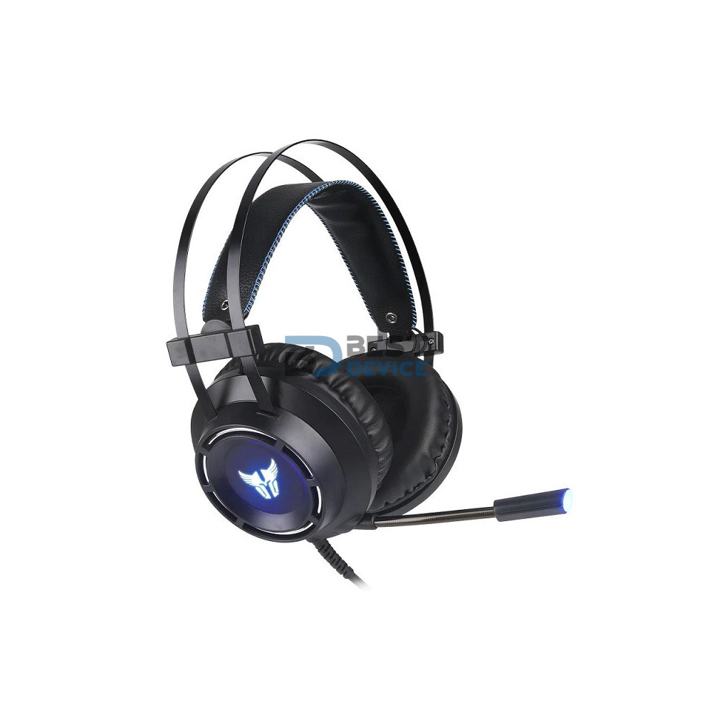 AURICULAR GAMER ARGOMTECH ARG-HS-2846BK HS46 NEGRO/AZUL AURICULAR GAMER ARGOMTECH ARG-HS-2846BK HS46 NEGRO/AZUL