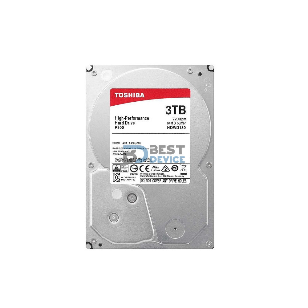DISCO DURO TOSHIBA 3 TB 7200 64MB DISCO DURO TOSHIBA 3 TB 7200 64MB