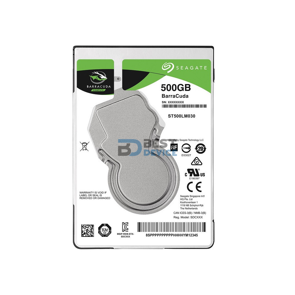 DISCO DURO SEAGATE PARA NOTEBOOK 500 GB 5400