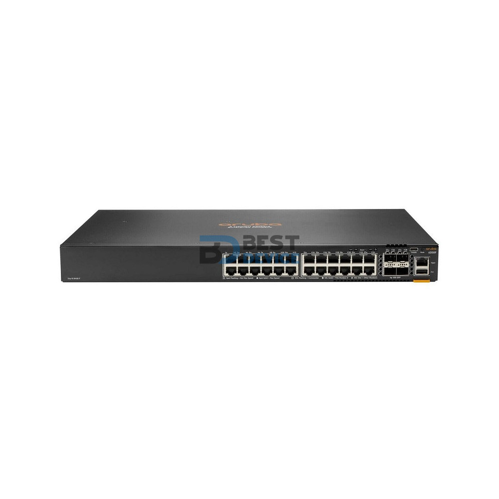 SWITCH HPE ARUBA 6200F 24G POE 4SFP+370W (JL725A) SWITCH HPE ARUBA 6200F 24G POE 4SFP+370W (JL725A)