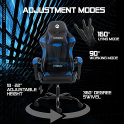 SILLA GAMER ARGOMTECH ARG-CH-9005BL COMBAT GAMING ERGO GX5 AZUL