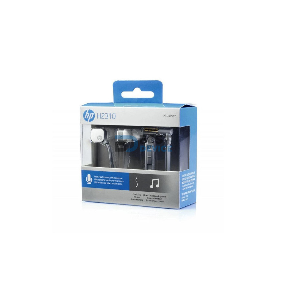 AURICULAR HP H2310 J8H43AA ABL BLANCO AURICULAR HP H2310 J8H43AA ABL BLANCO