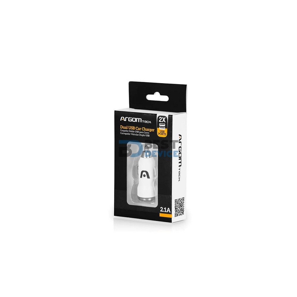 CARGADOR PARA AUTO ARGOMTECH ARG-AC-0102 USB CARGADOR PARA AUTO ARGOMTECH ARG-AC-0102 USB