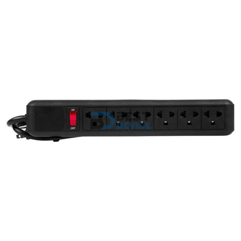 FILTRO DE LINEA ARGOMTECH ARG-AC-0251BK 6 TOMAS