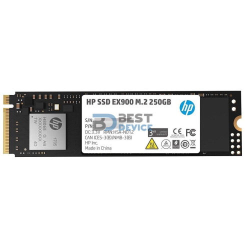 SSD HP 250GB 2YY43AA ABB EX900 M.2 NVME