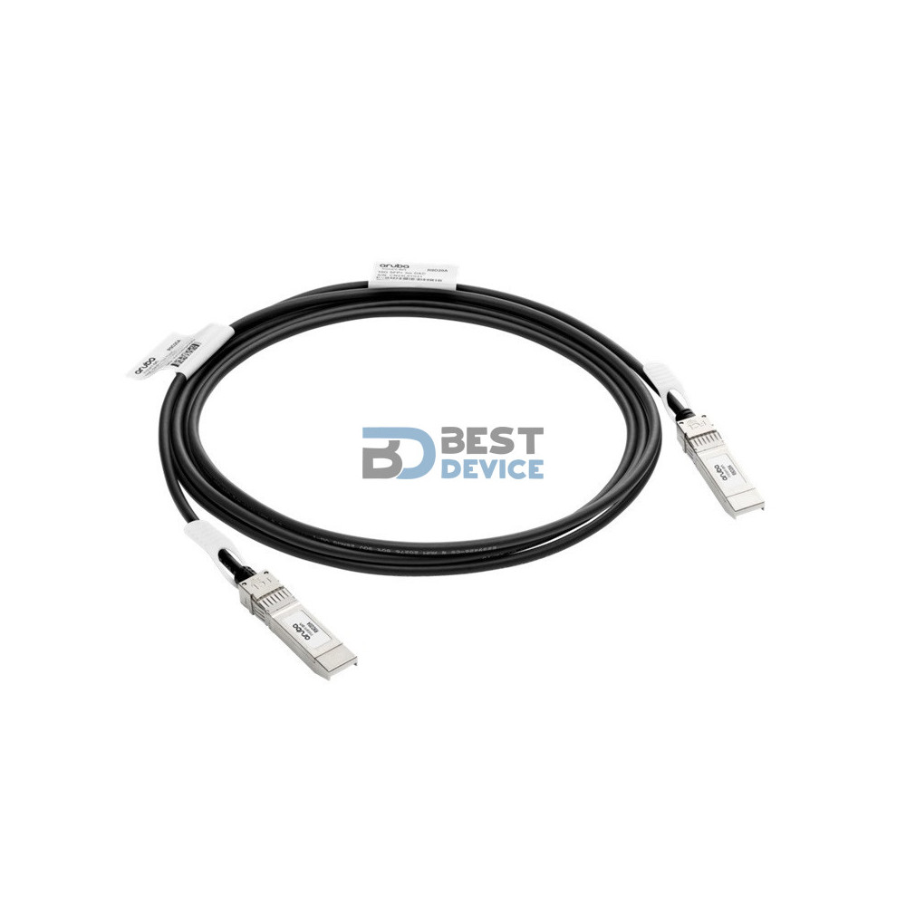 HPE ARUBA 10G SFP+TO SFP+3M DAC CABLE (J9283D) HPE ARUBA 10G SFP+TO SFP+3M DAC CABLE (J9283D)