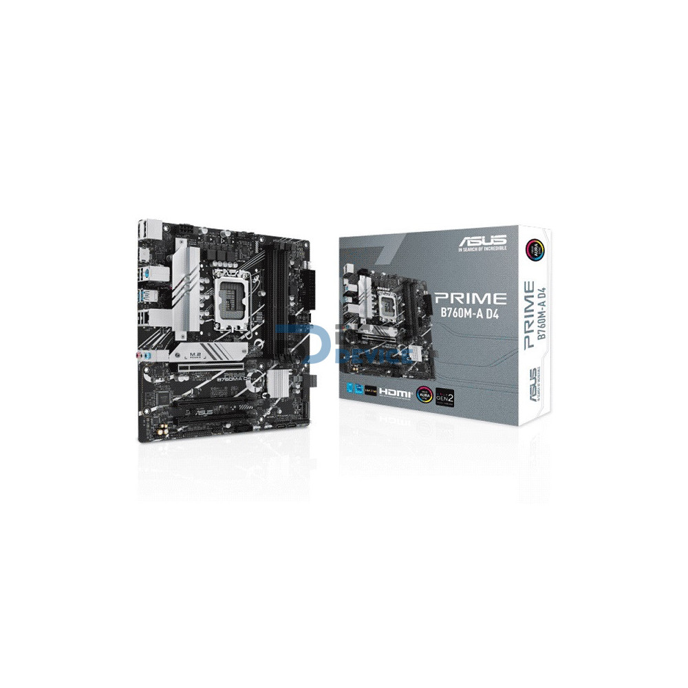 PLACA MADRE ASUS 1700 B760M-A D4 PRIME S/R/HDMI/DP/2M2/USB/MATX PLACA MADRE ASUS 1700 B760M-A D4 PRIME S/R/HDMI/DP/2M2/USB/MATX