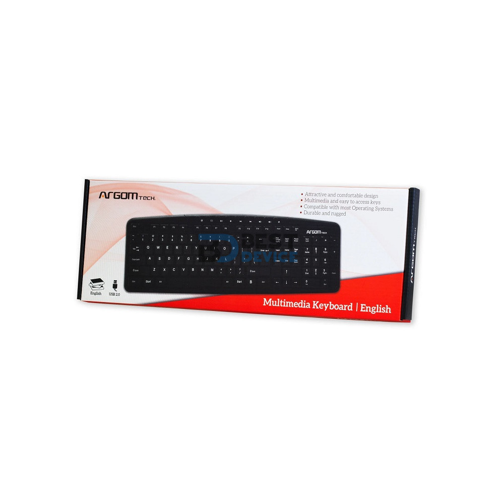 TECLADO ARGOMTECH ARG-KB-7807 MULTIMEDIA TECLADO ARGOMTECH ARG-KB-7807 MULTIMEDIA