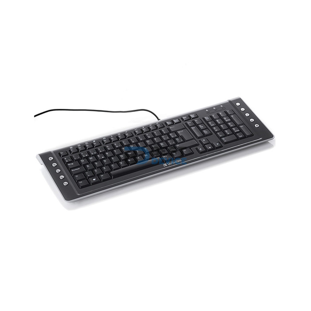 TECLADO VERBATIM 96780 NEGRO USB MULT. TECLADO VERBATIM 96780 NEGRO USB MULT.