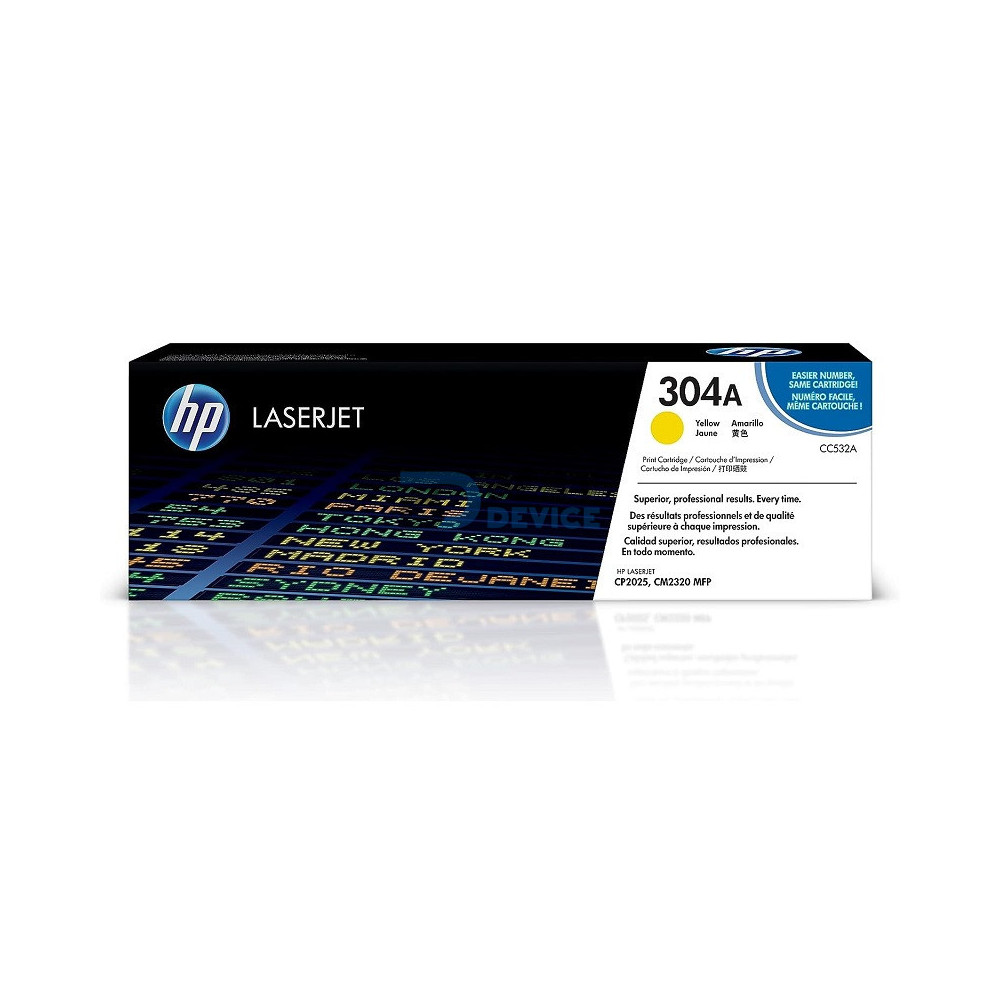 TONER HP CC532A (304A) AMARILLO TONER HP CC532A (304A) AMARILLO