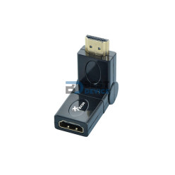 ADAPTADOR XTECH HDMI MACHO A HDMI HEMBRA XTC-347 1080P NEGRO