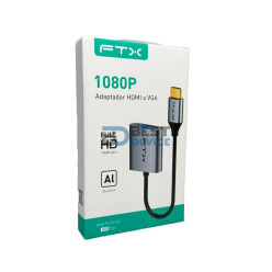 ADAPTADOR FTX FTX-C160-PU31-HMVGA1-S0.15 HDMI(M)-VGA(H) FHD/60HZ/GRIS