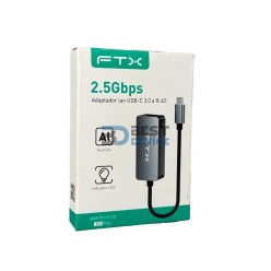 ADAPTADOR FTX FTX-CML2500-AG USB-C 3.1/RJ45 2.5GBPS/GRIS