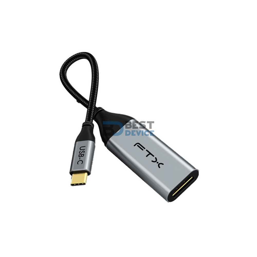 ADAPTADOR FTX FTX-C160-PU31-CMHDFN1-S0.2 USB-C/HDMI 4K/60HZ/GRIS ADAPTADOR FTX FTX-C160-PU31-CMHDFN1-S0.2 USB-C/HDMI 4K/60HZ/GRIS