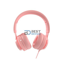 AURICULAR XTECH HEADSET XTH-355 CUTIE KIDS /3.5MM/1JACK/ROSA