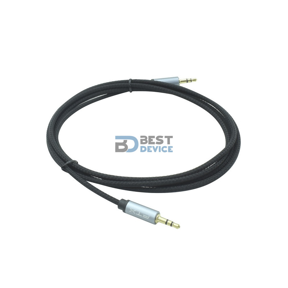 CABLE DE AUDIO AUXILIAR FTX FTX-AV311-P11GN-SG1 1M NEGRO CABLE DE AUDIO AUXILIAR FTX FTX-AV311-P11GN-SG1 1M NEGRO