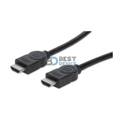 CABLE MANHATTAN HDMI(M)-HDMI(M) 322539 10M 4K/30HZ/3D NEGRO