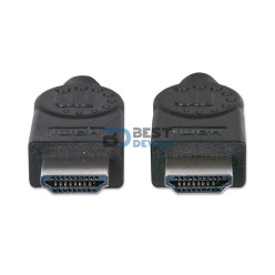 CABLE MANHATTAN HDMI(M)-HDMI(M) 322539 10M 4K/30HZ/3D NEGRO